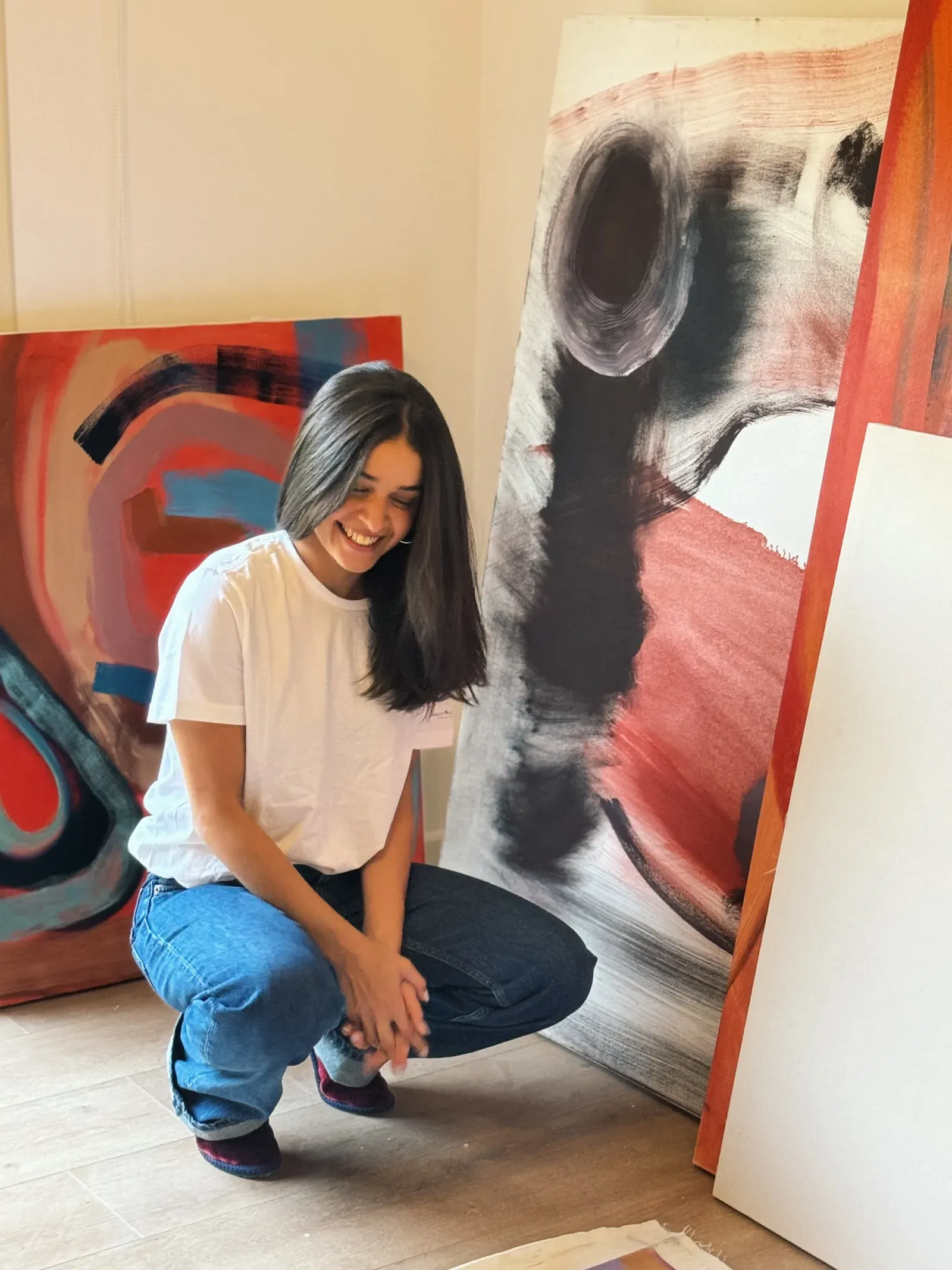 Egyptian abstract painter Nour Ammar